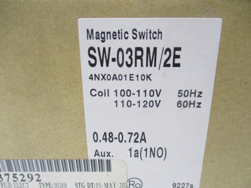 FUJI ELECTRIC SW-03RM/2E * NEW IN BOX *