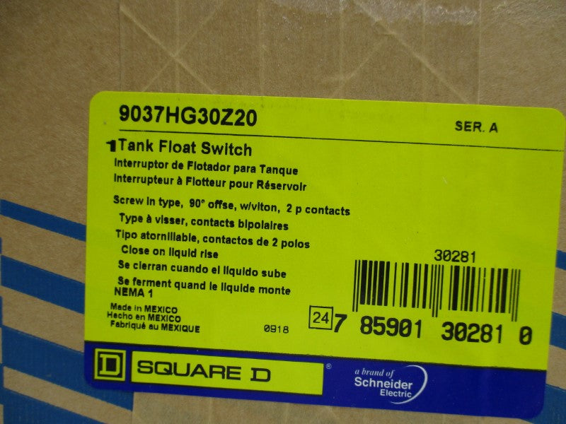 SQUARE D 9037HG30Z20 NSMP