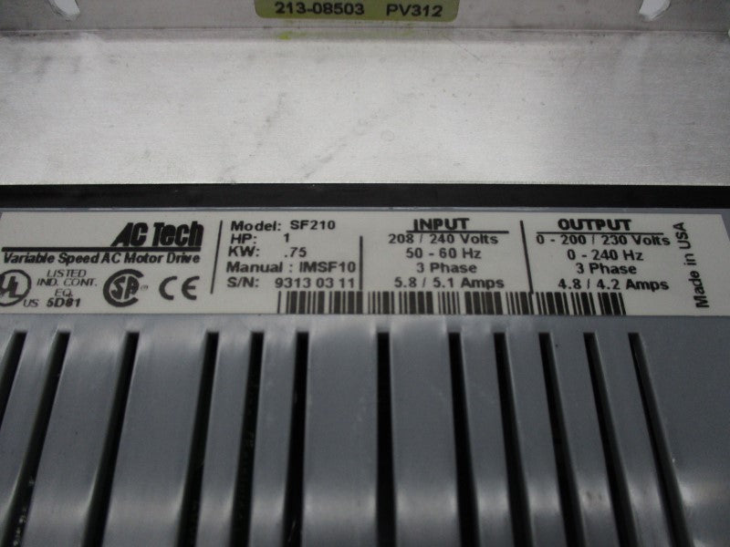 AC TECH SF210 NSMP
