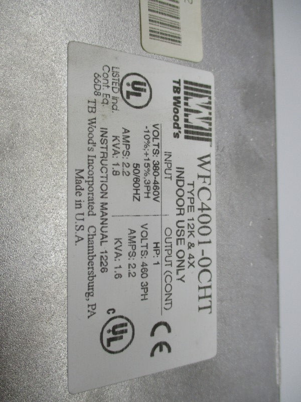 TB WOODS WFC4001-0CHT NSNP