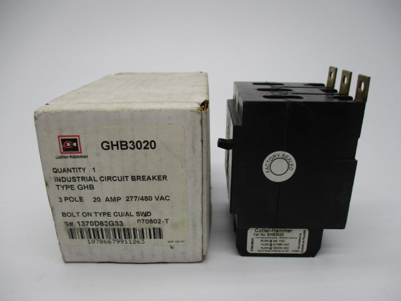 CUTLER HAMMER GHB3020 30A 277/480VAC NSMP