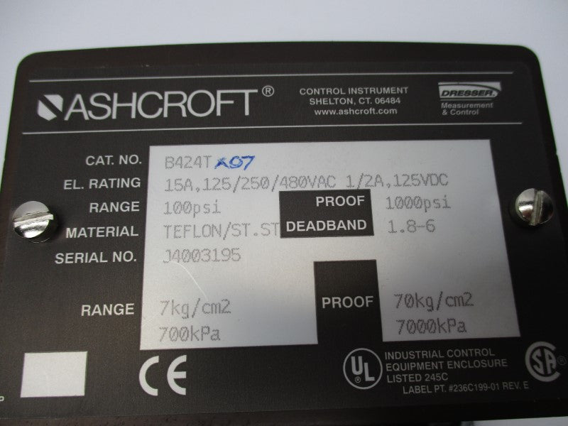 ASHCROFT B424TX07 NSMP