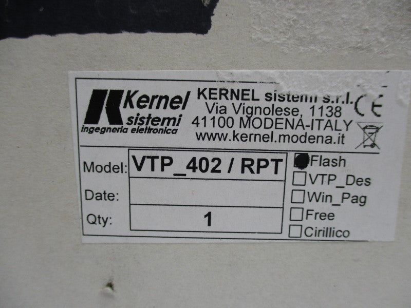 KERNEL SISTEMI VTP_402/RPT NSMP