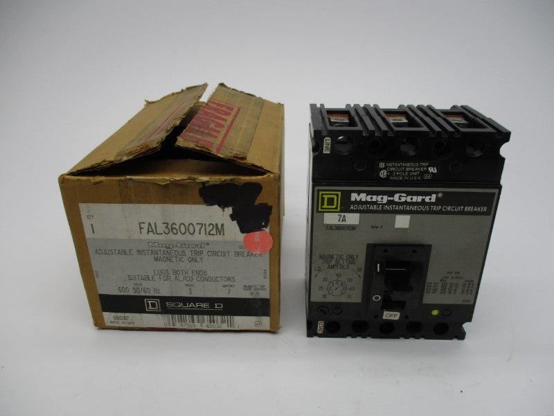 SQUARE D FAL3600712M 7A 600V NSMP