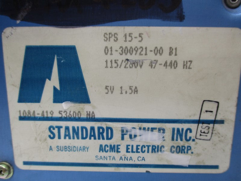 STANDARD POWER SPS15-5 (AS PICTURED) NSNP