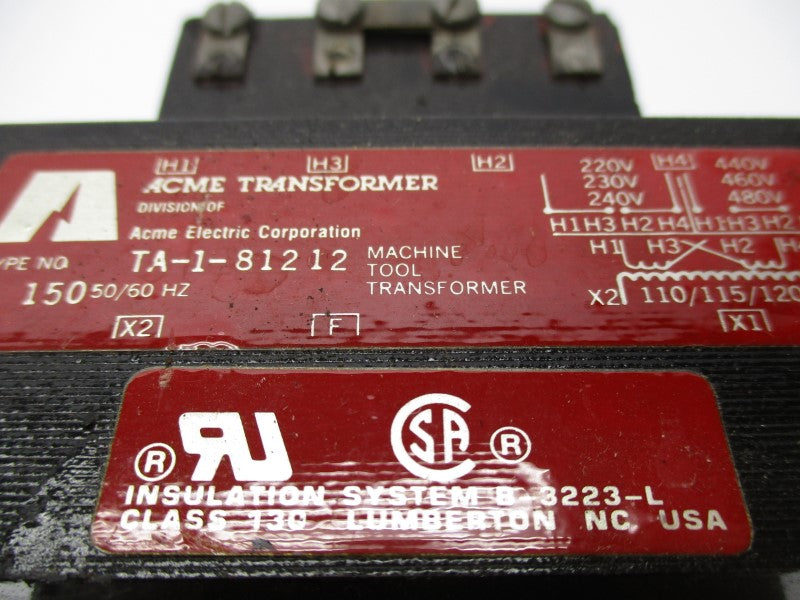 ACME TRANSFORMER TA-1-81212 UNMP