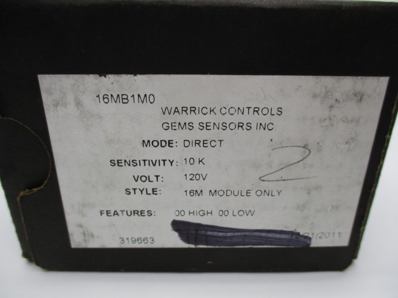 WARRICK CONTROLS 16MB1M0 NSMP