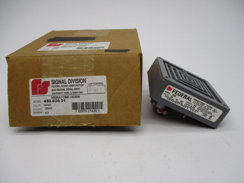 FEDERAL SIGNAL 450-024-31 SER. B3 24VDC NSMP
