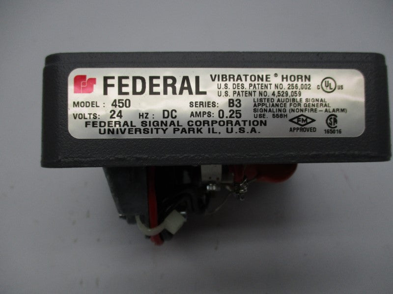 FEDERAL SIGNAL 450-024-31 SER. B3 24VDC NSMP