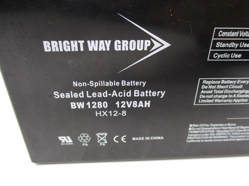 BRIGHT WAY GROUP BW1280 12V8AH NSNP