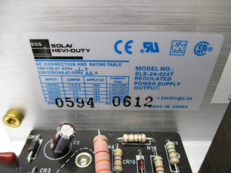 SOLA SLS-24-024T 100/120VAC 1.2A NSNP