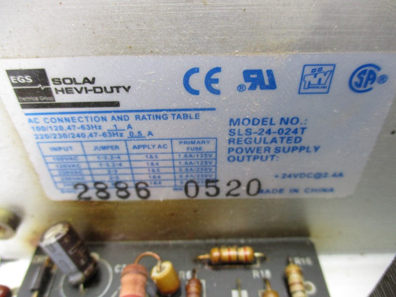 SOLA HEVI-DUTY SLS-24-024T UNMP