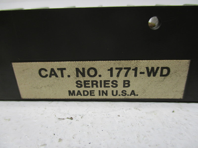 ALLEN BRADLEY 1771-WD SER. B ( AS PICTURED )* USED *