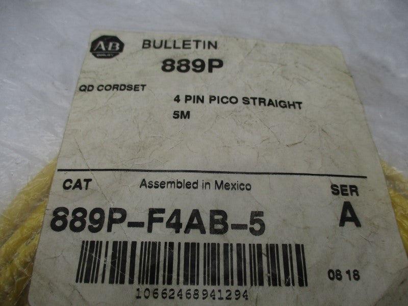 ALLEN BRADLEY 889P-F4AB-5 SER. A NSMP