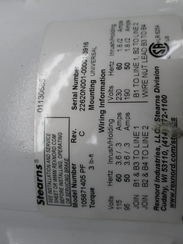 STEARNS 105671405PF UNMP