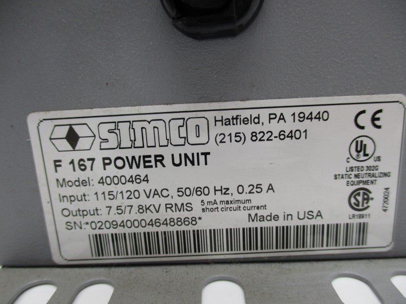 SIMCO F167 4000464 UNMP