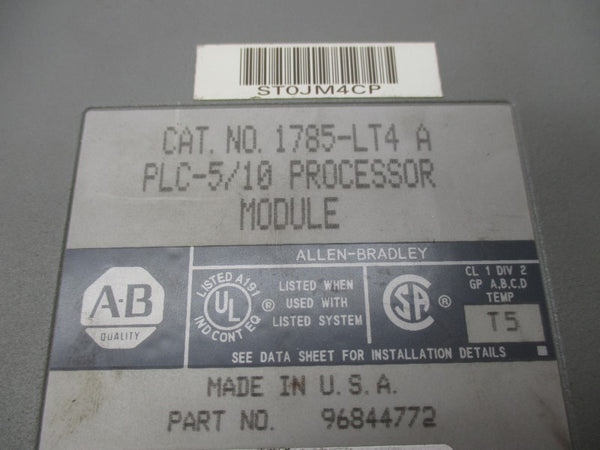 ALLEN BRADLEY 1785-LT4 SER. A (NO KEY) UNMP