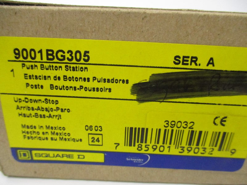 SQUARE D 9001BG305 SER. A 600V NSMP