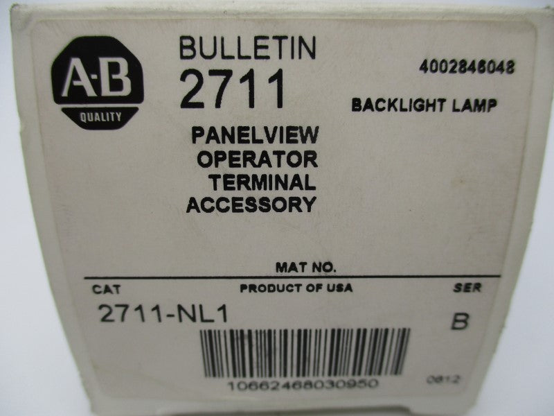 ALLEN BRADLEY 2711-NL-1 SER. B NSMP