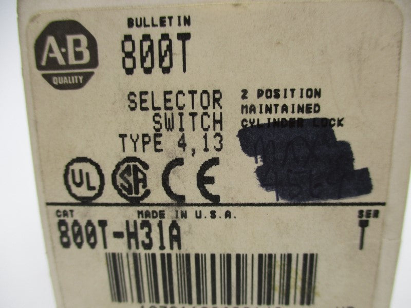 INDUSTRIAL SPARE PART 800T-H31A SER. T (NO KEY) NSMP