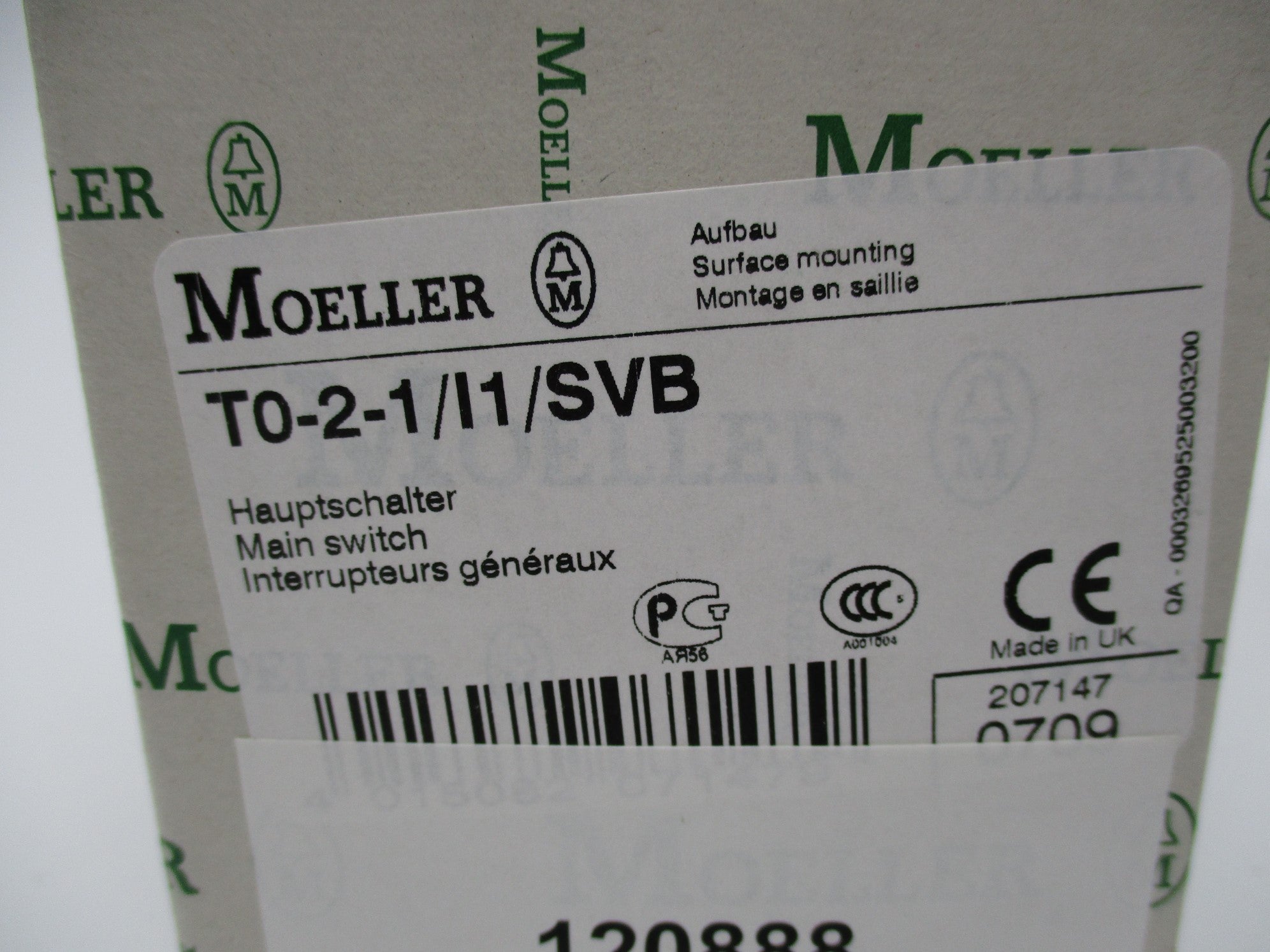 KLOCKNER MOELLER T0-2-1/I1/SVB NSMP