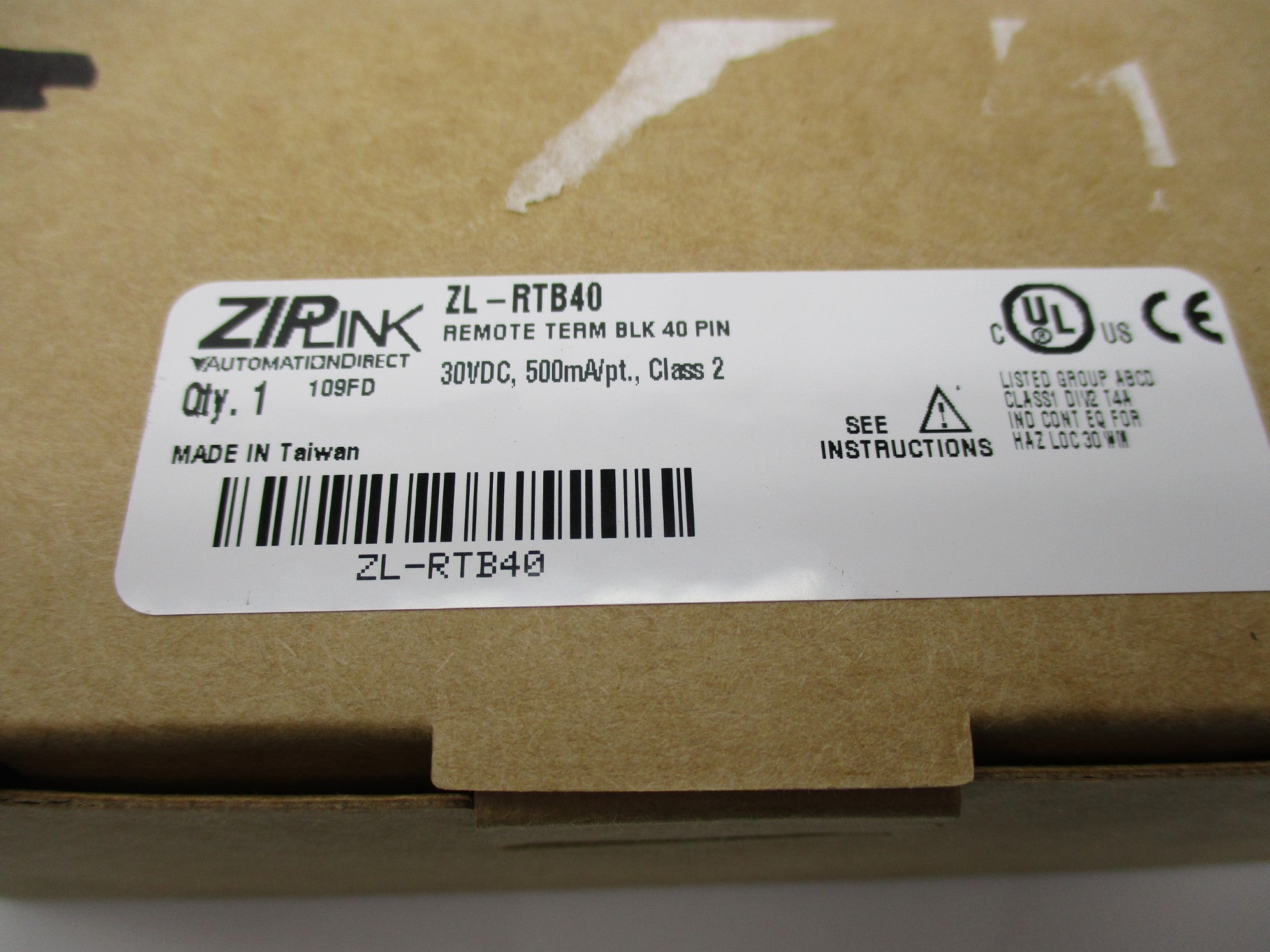 AUTOMATION DIRECT ZL-RTB40 NSMP