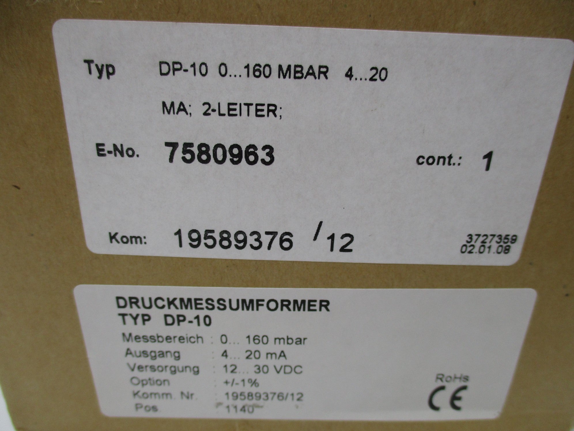 WIKA DP-10 NSMP