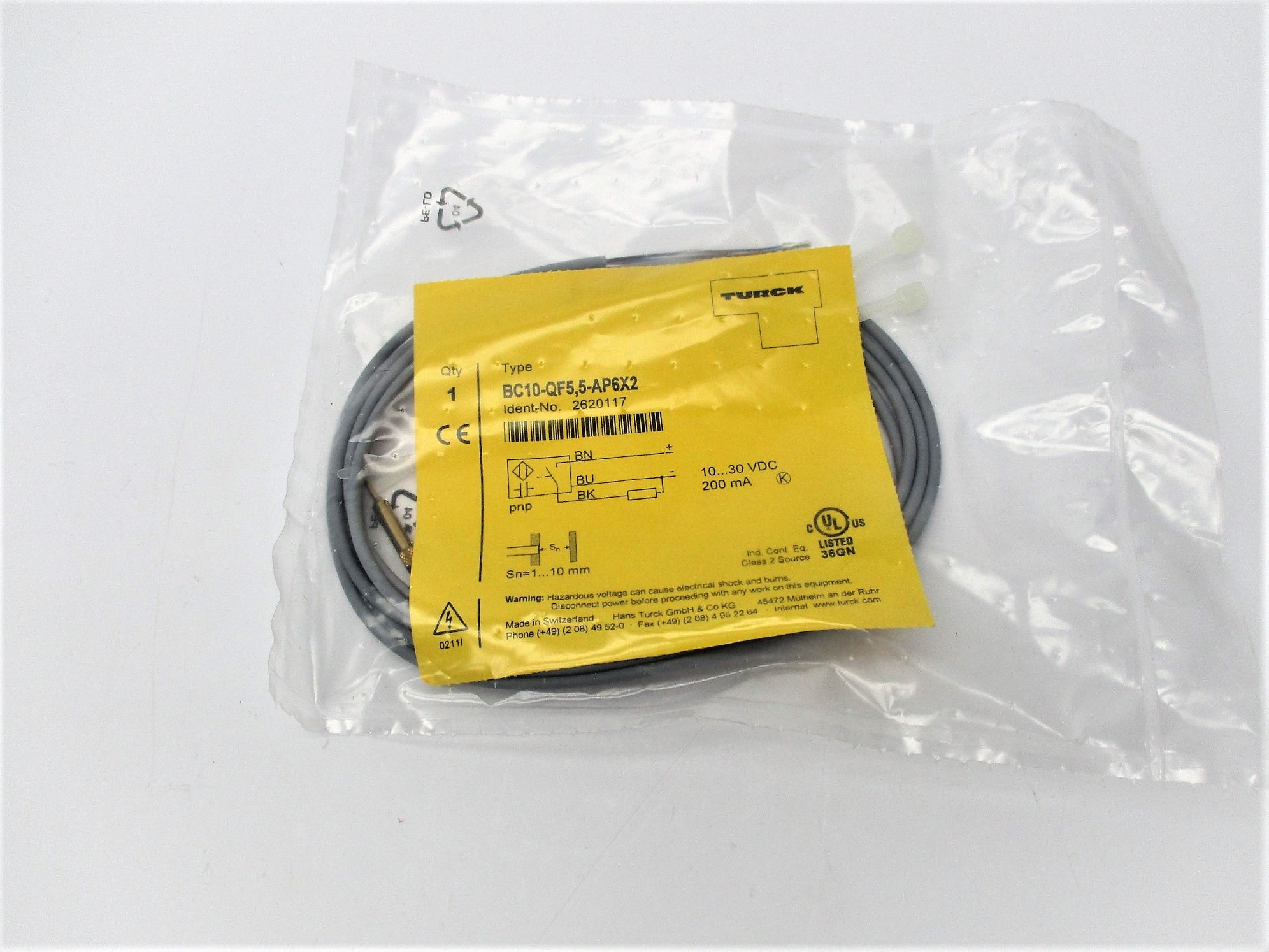 TURCK BC10-QF5,5-AP6X2 NSMP