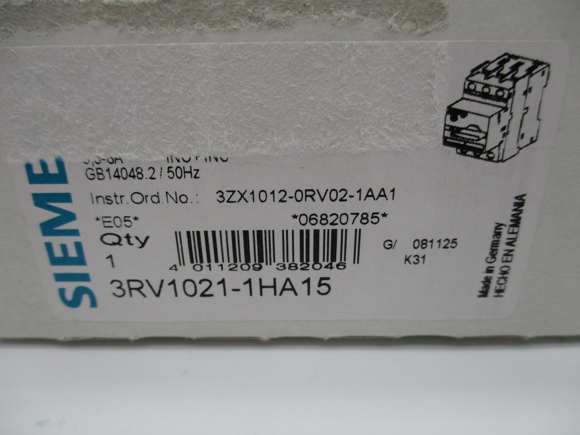 SIEMENS 3RV1021-1HA15 5.5-8A  NSMP