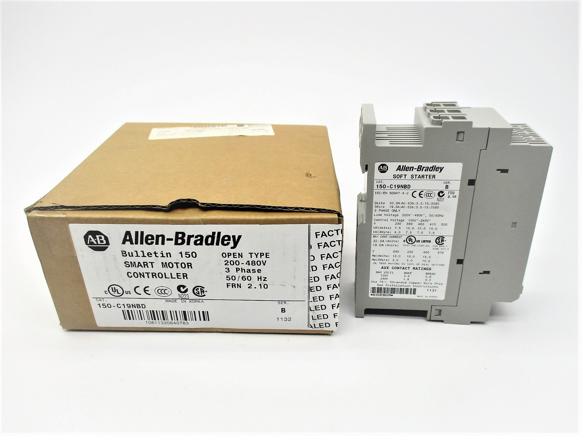 ALLEN BRADLEY 150-C19NBD SER. B NSMP