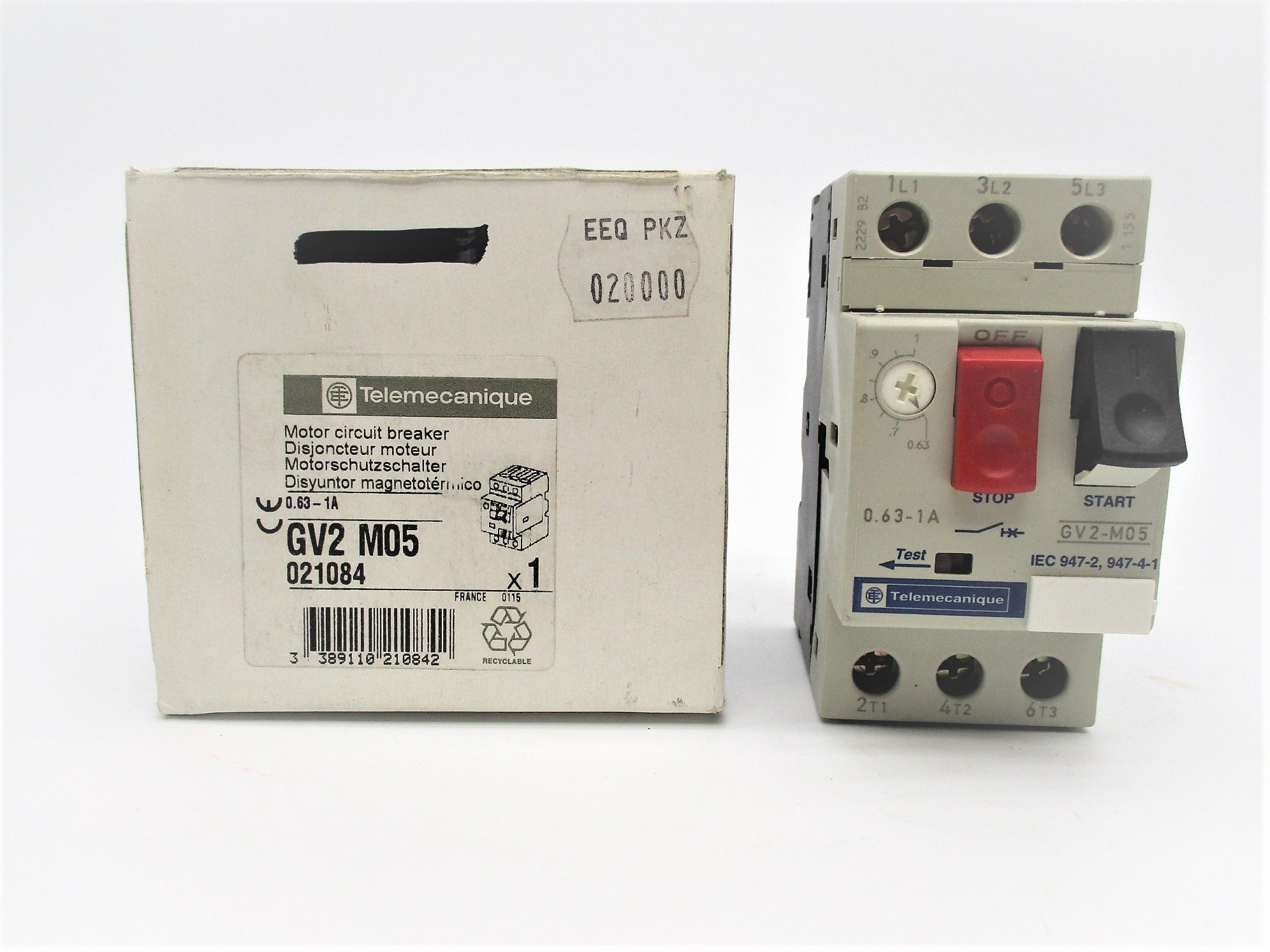 TELEMECANIQUE GV2M05 690V 0.63-1A NSMP