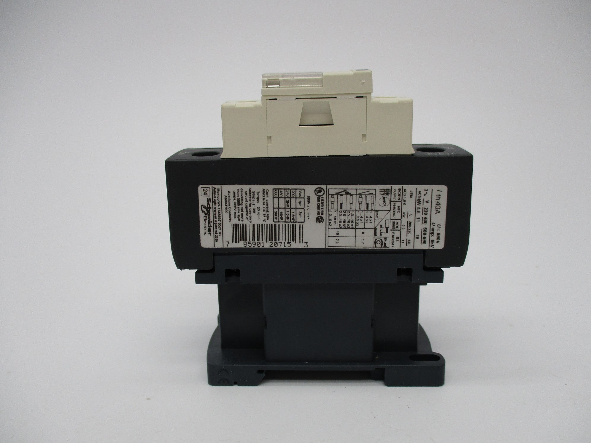 TELEMECANIQUE LC1D25G7 120V NSMP