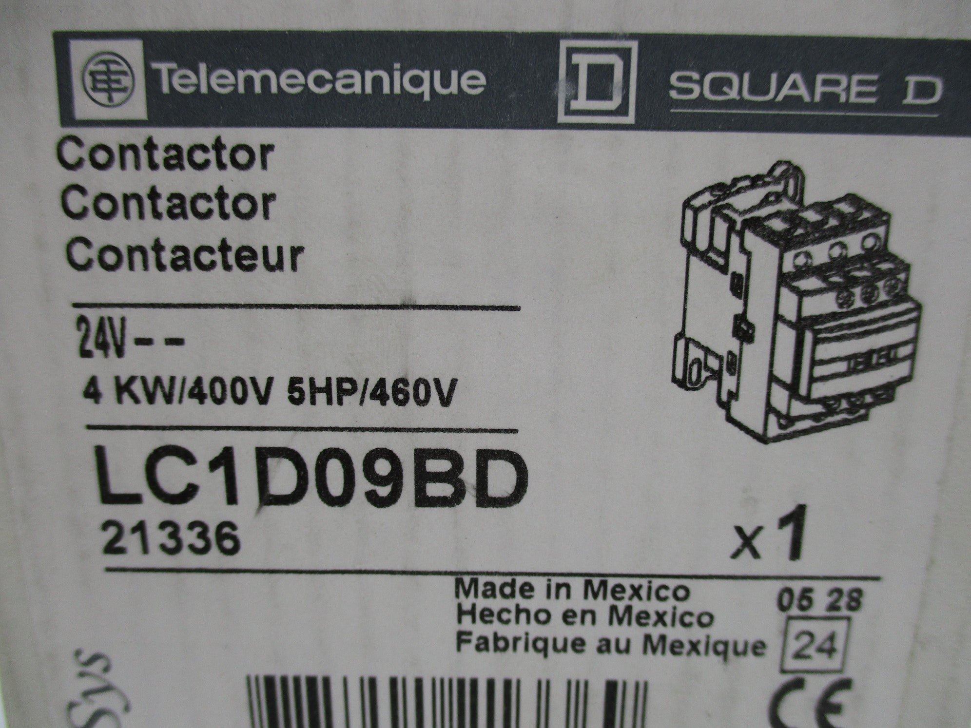 TELEMECANIQUE LC1D09BD 24V NSMP