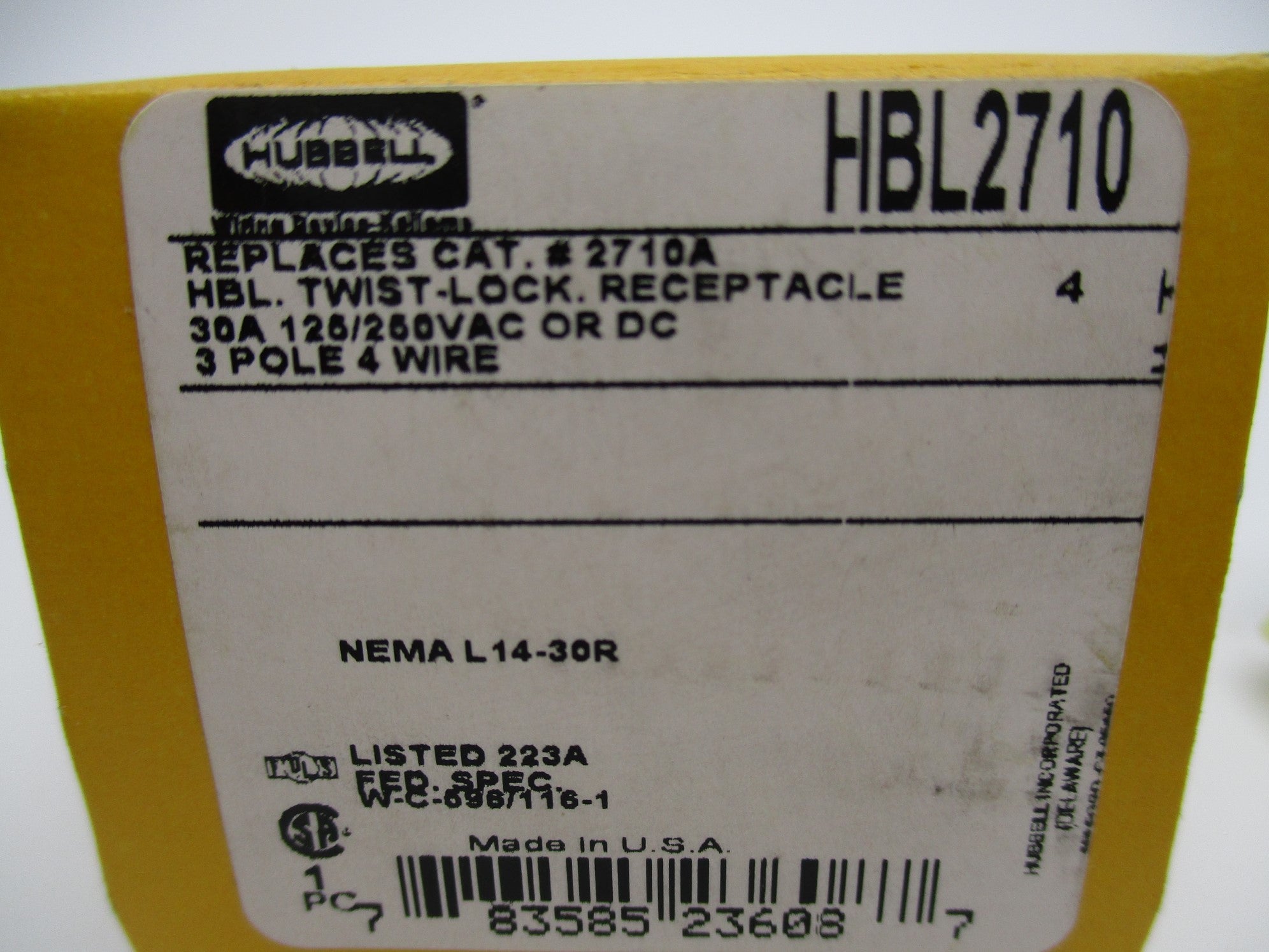 HUBBELL HBL2710 NSMP