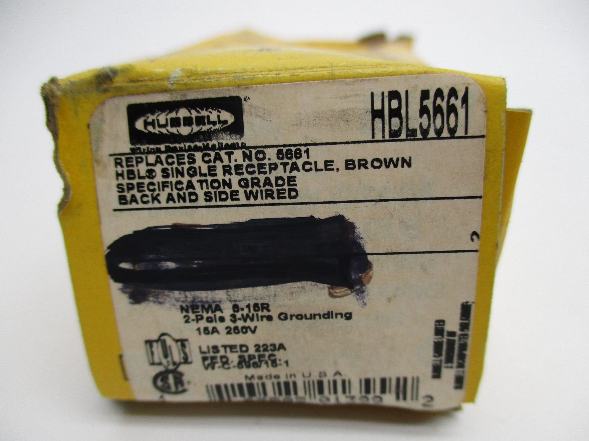 HUBBELL HBL5661 250V 15A NSMP