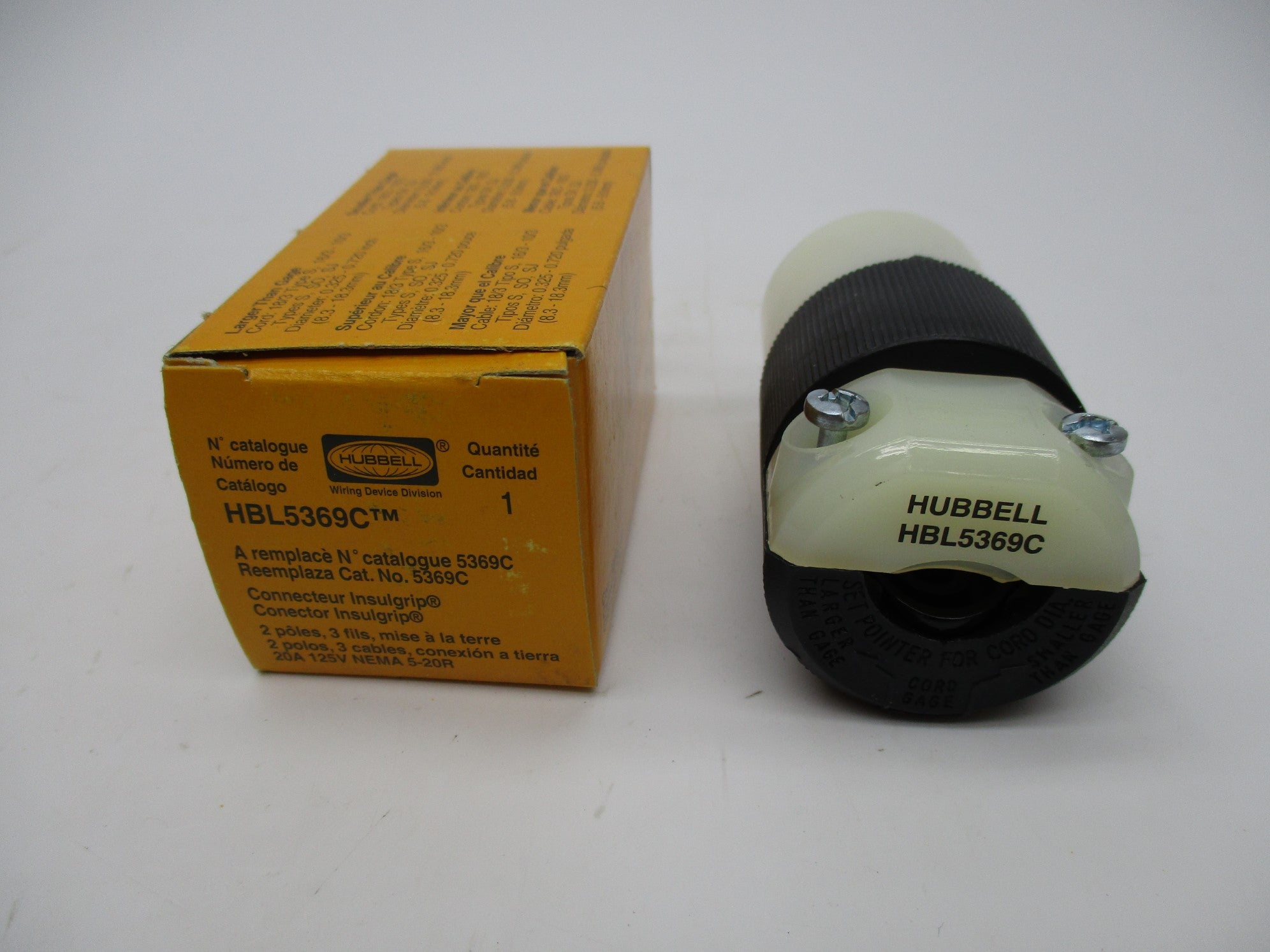 HUBBELL HBL5369C 125V 20A NSMP
