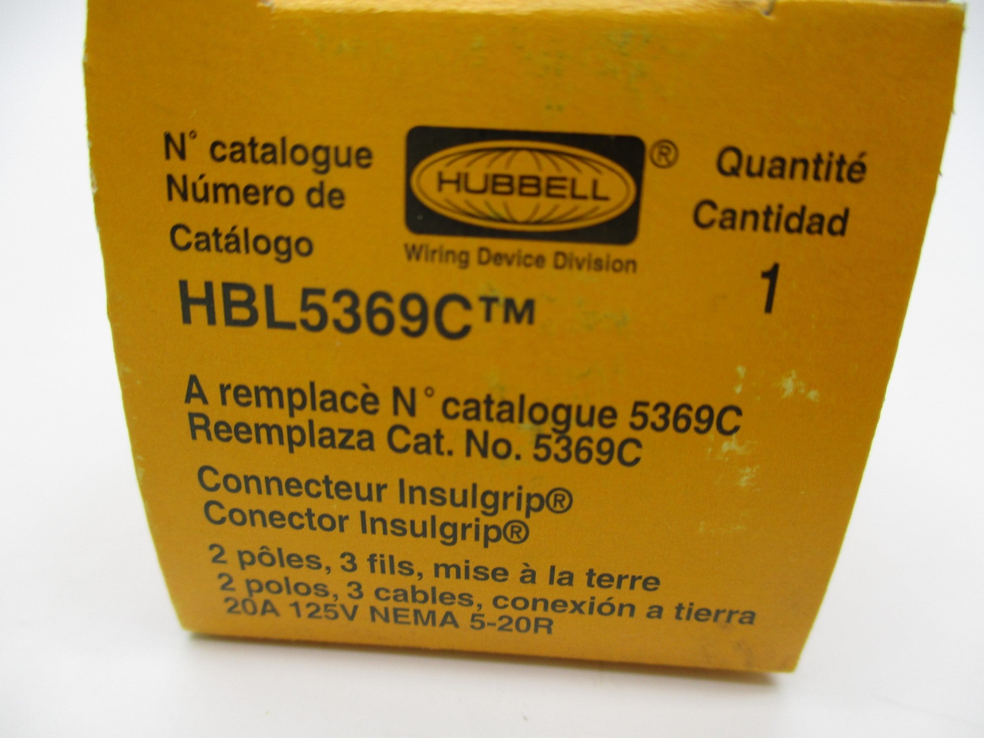 HUBBELL HBL5369C 125V 20A NSMP