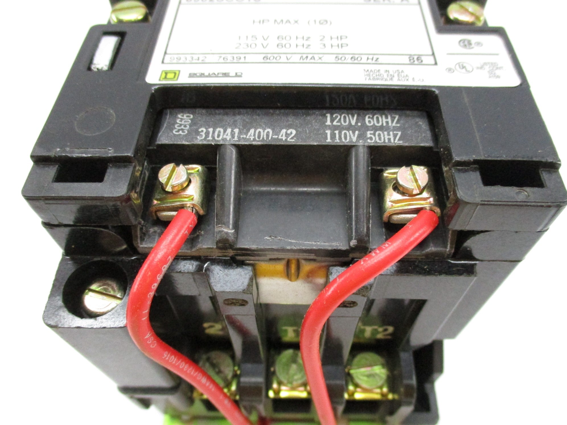 SQUARE D 8502SCO1V02S SER. A 110-120V NSMP
