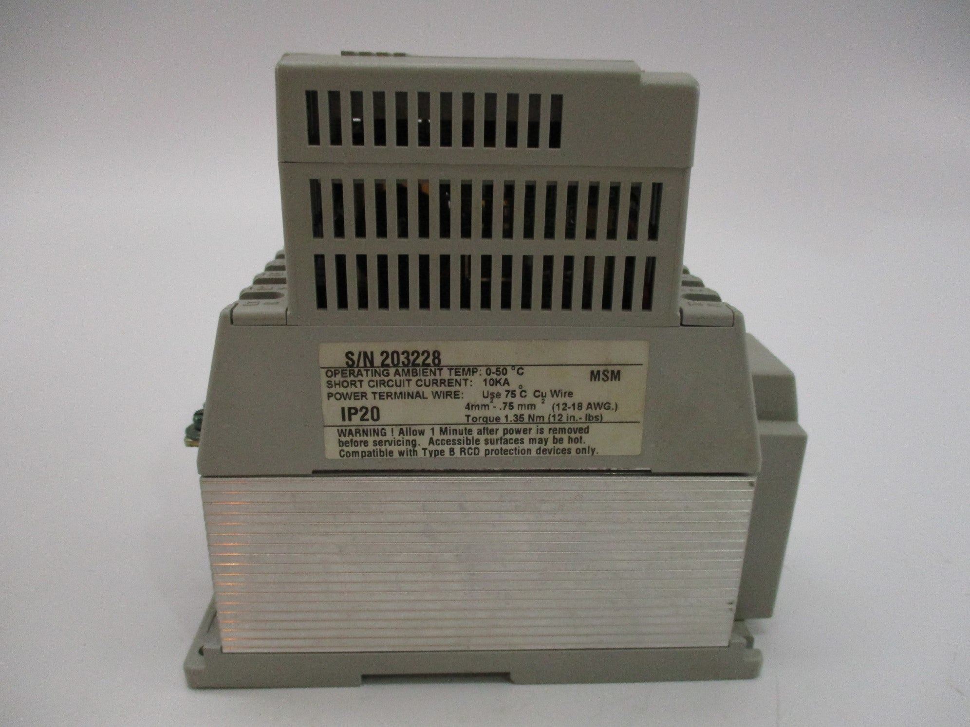 ALLEN BRADLEY 160-AA08NSF1 SER. B NSMP
