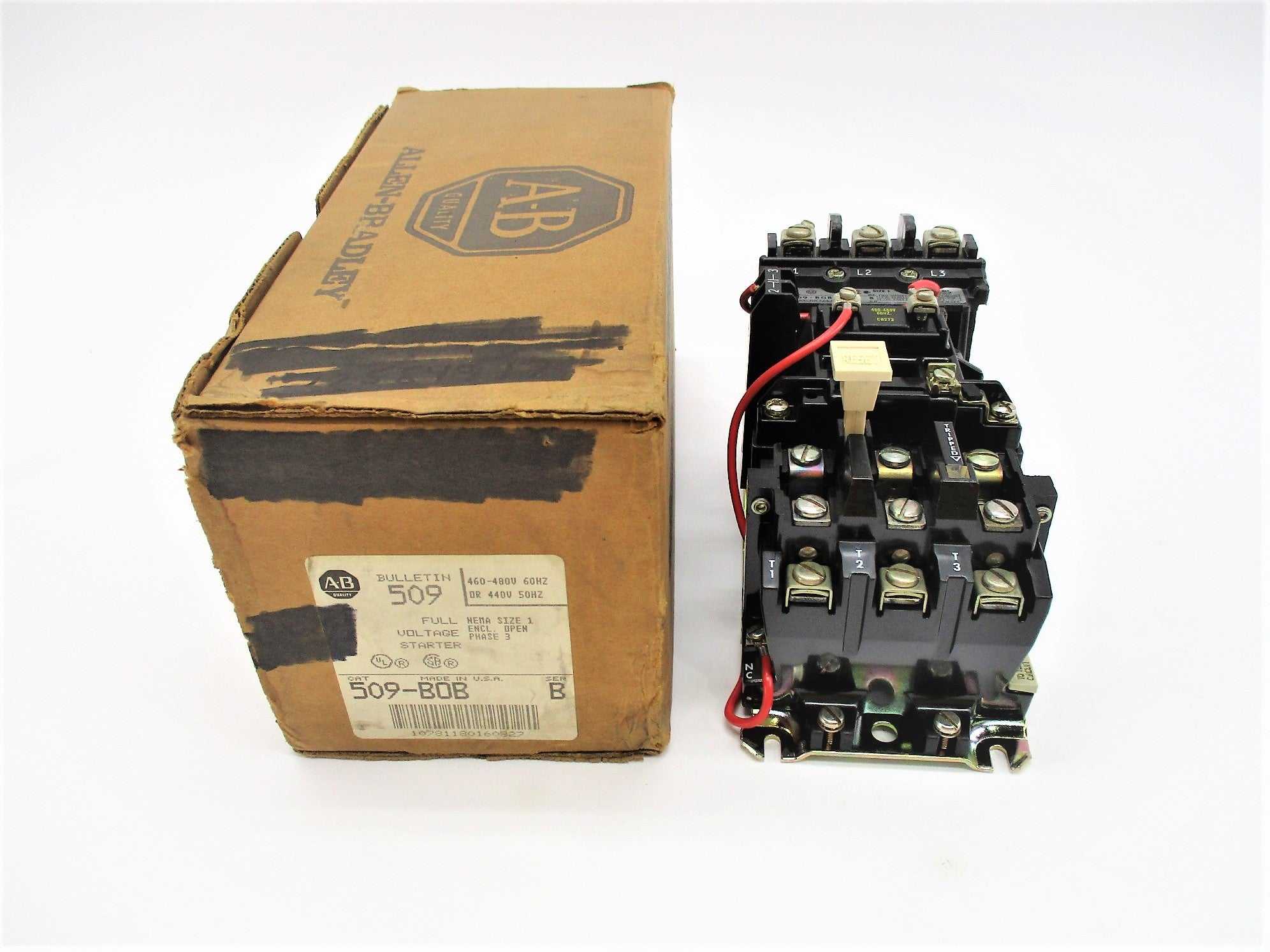 INDUSTRIAL SPARE PART 509-BOB SER. B 460-480V 27A (BR/WH) NSMP