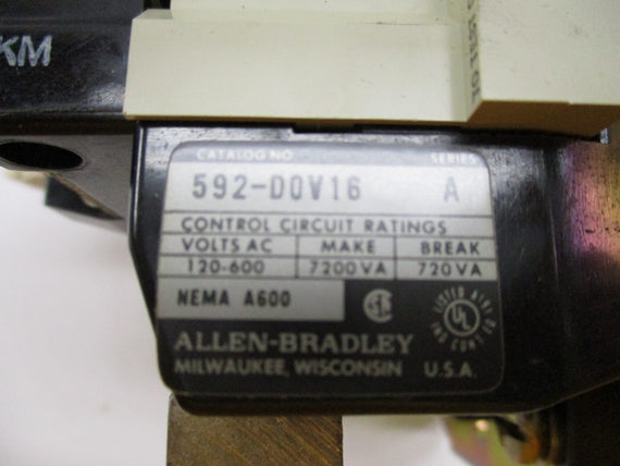 ALLEN BRADLEY  592-DOV16 SER. A NSMP