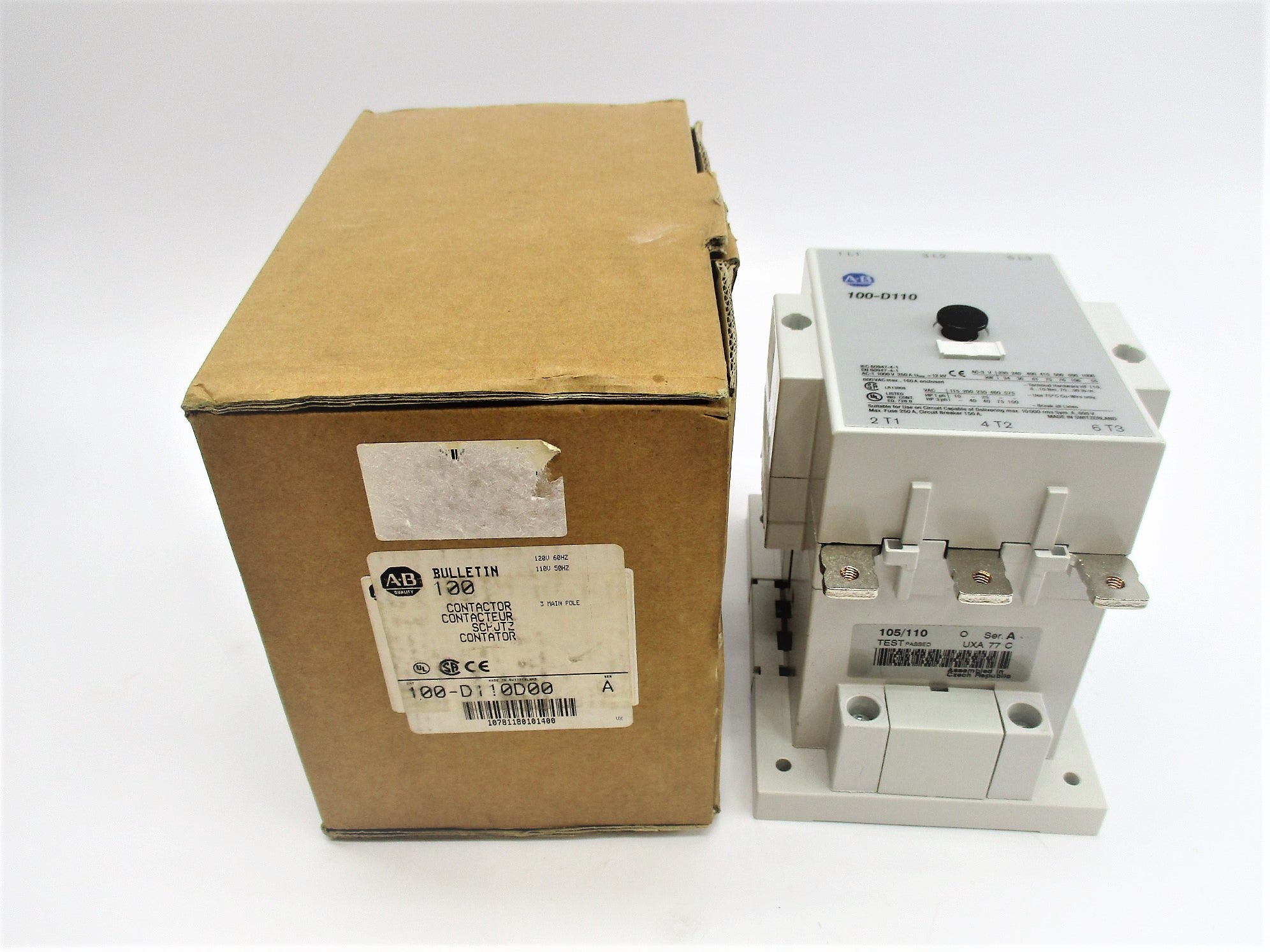 ALLEN BRADLEY 100-D110D00 SER. A 110/120V NSNP