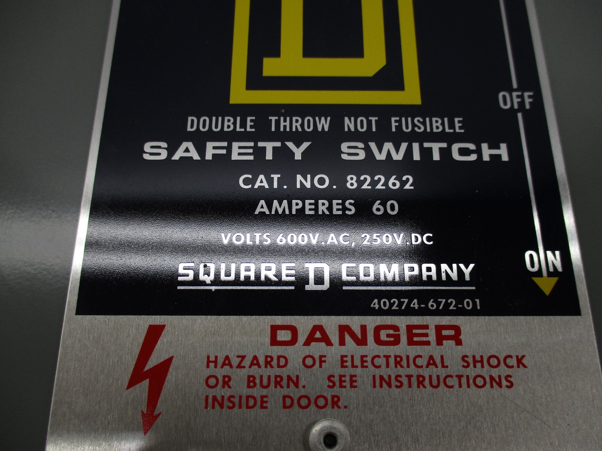 SQUARE D 82262 NSNP