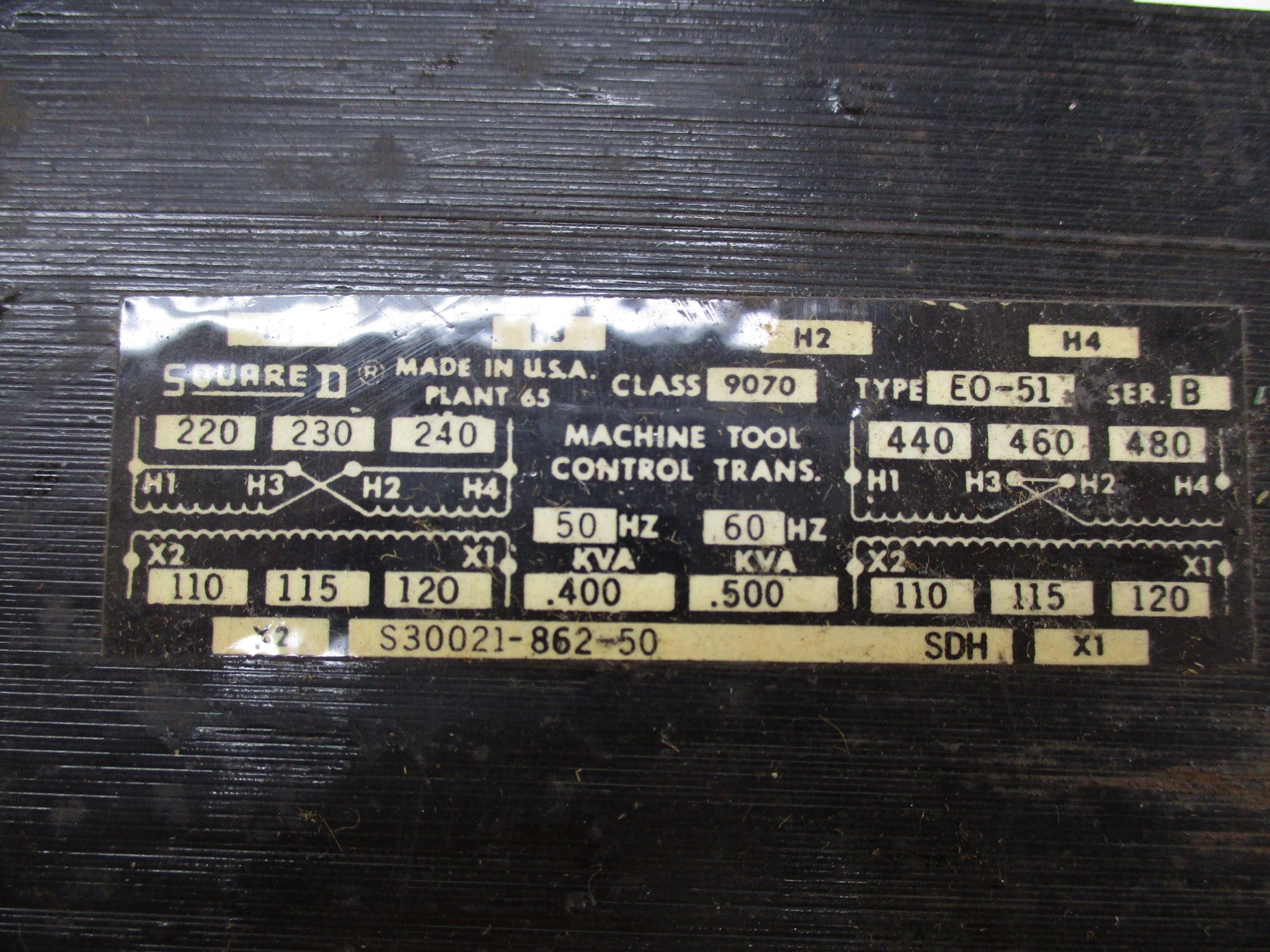 SQUARE D 9070-EO-51 SER. B NSNP