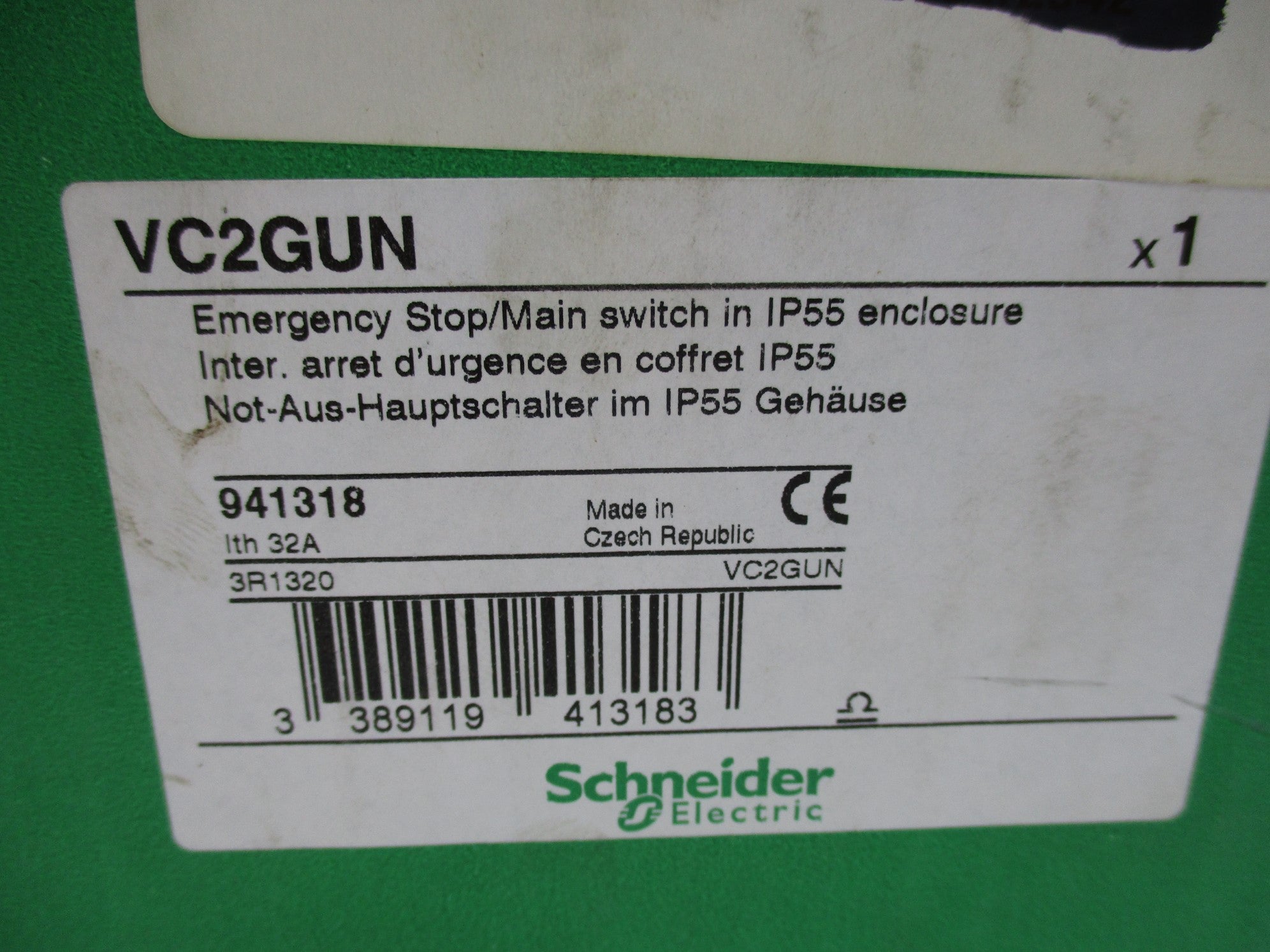 SCHNEIDER ELECTRIC VC2GUN NSMP