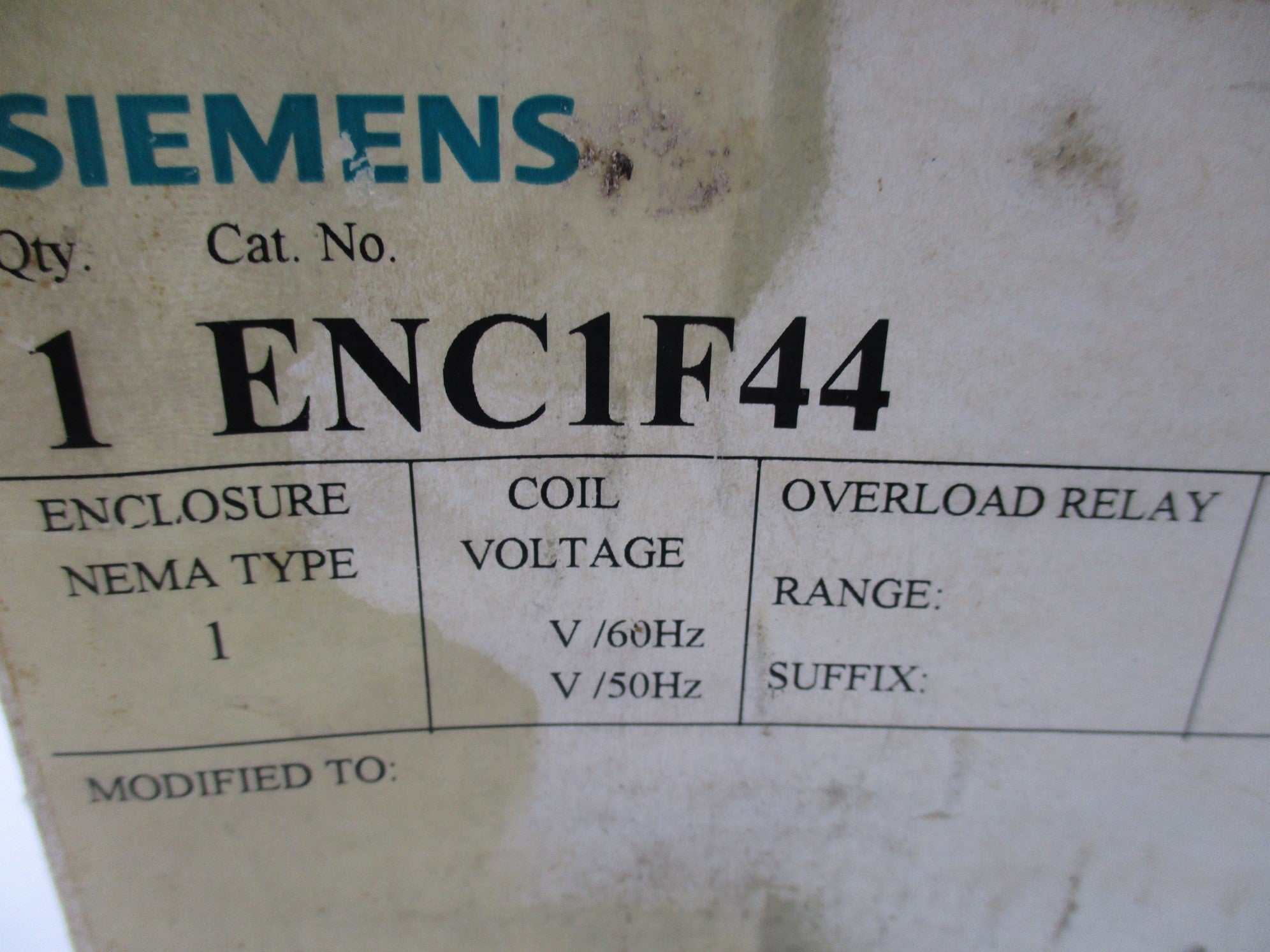 SIEMENS ENC1F44 NSMP