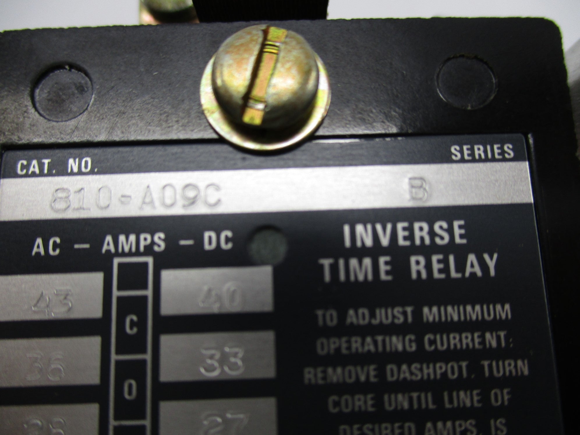 INDUSTRIAL SPARE PART 810-A09C SER. B 28A NSMP