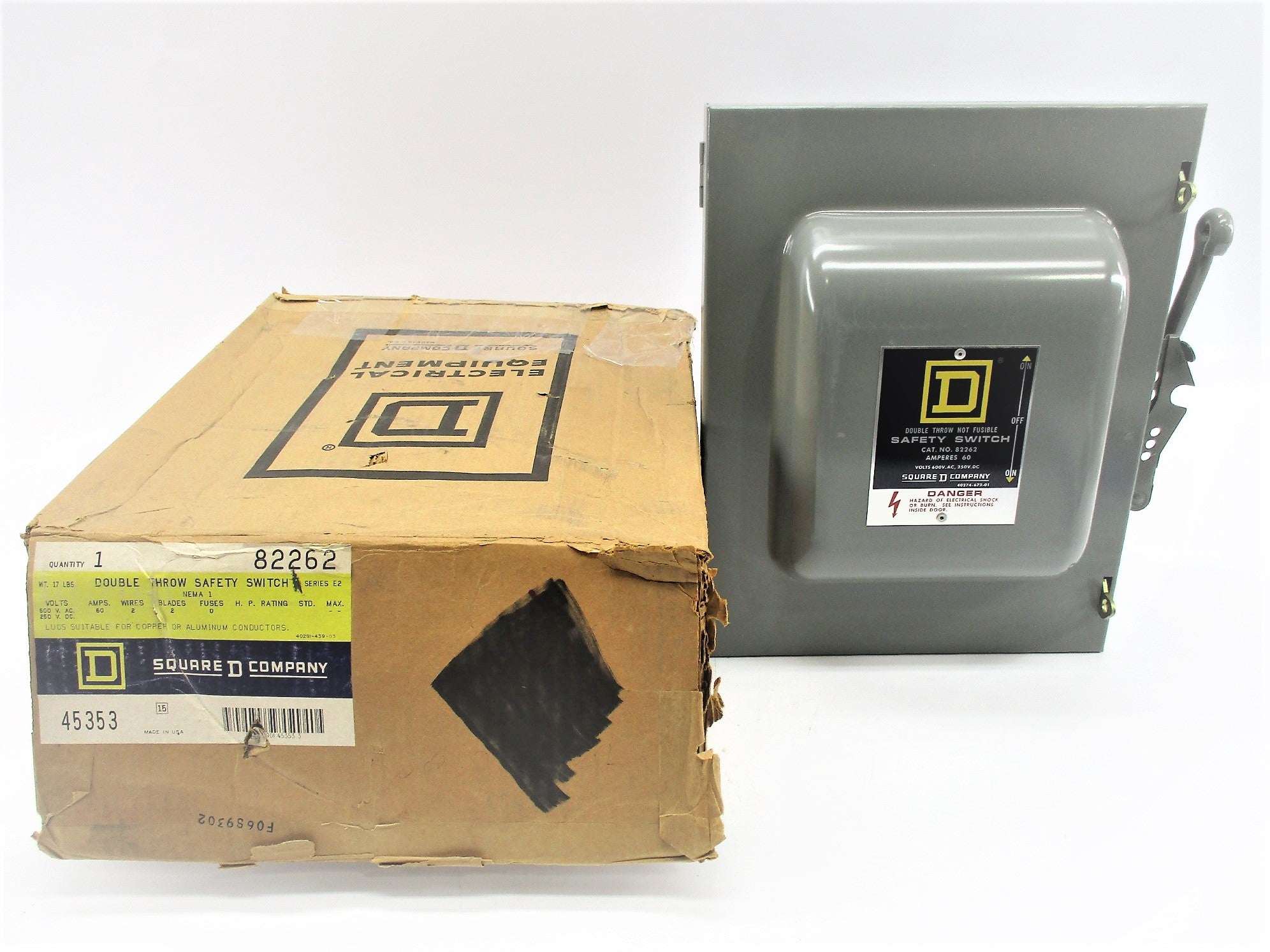SQUARE D 82262 SER. E2 NSMP