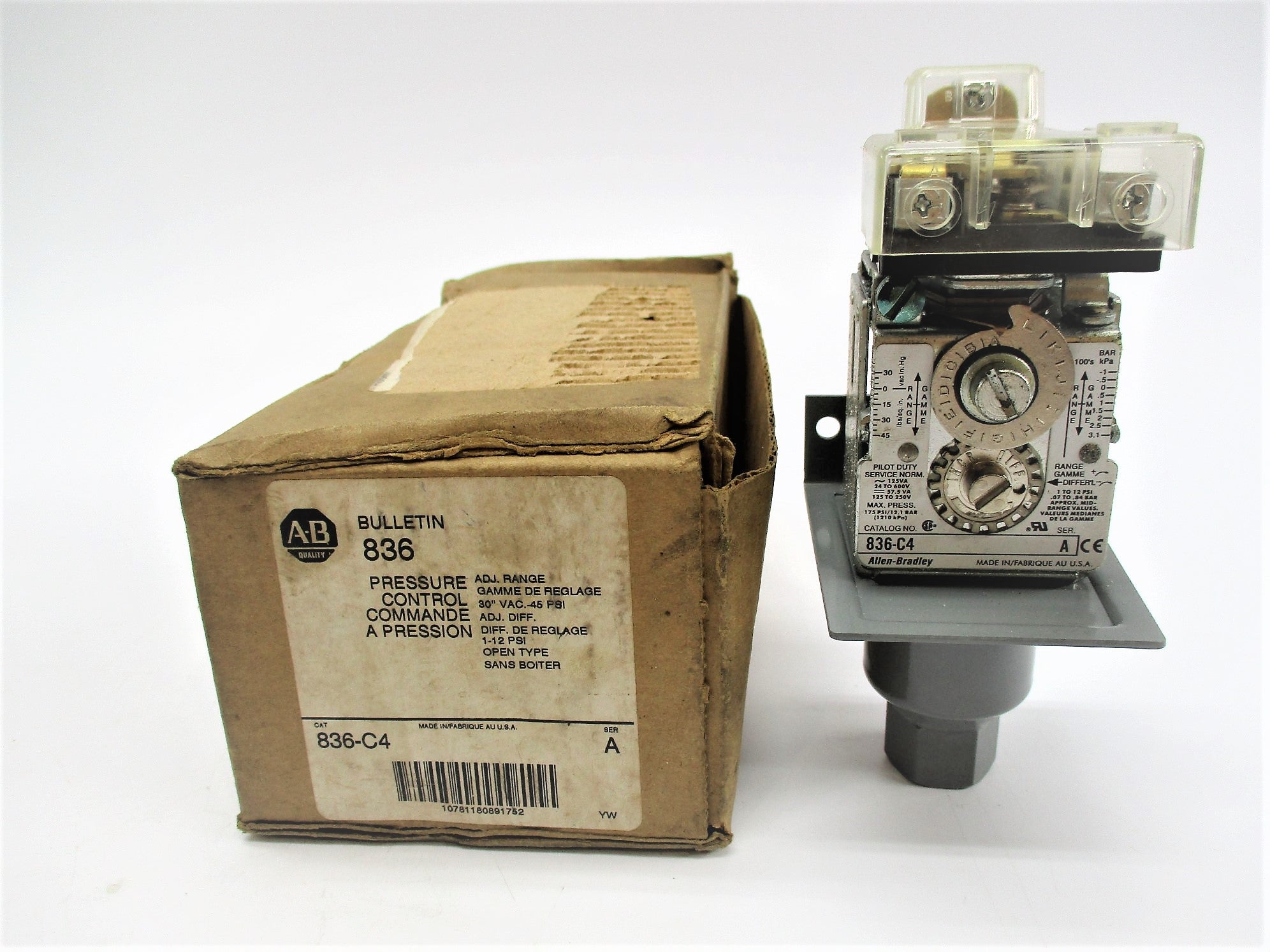 ALLEN BRADLEY 836-C4 SER. A NSMP