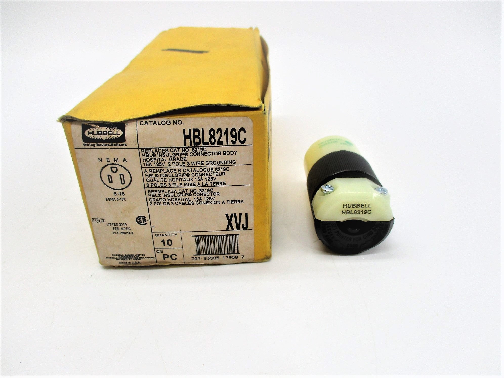 HUBBLE HBL8219C 15A 125V NSMP